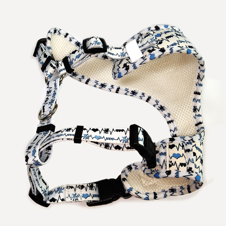 New style reversible neoprene luxury dog harness