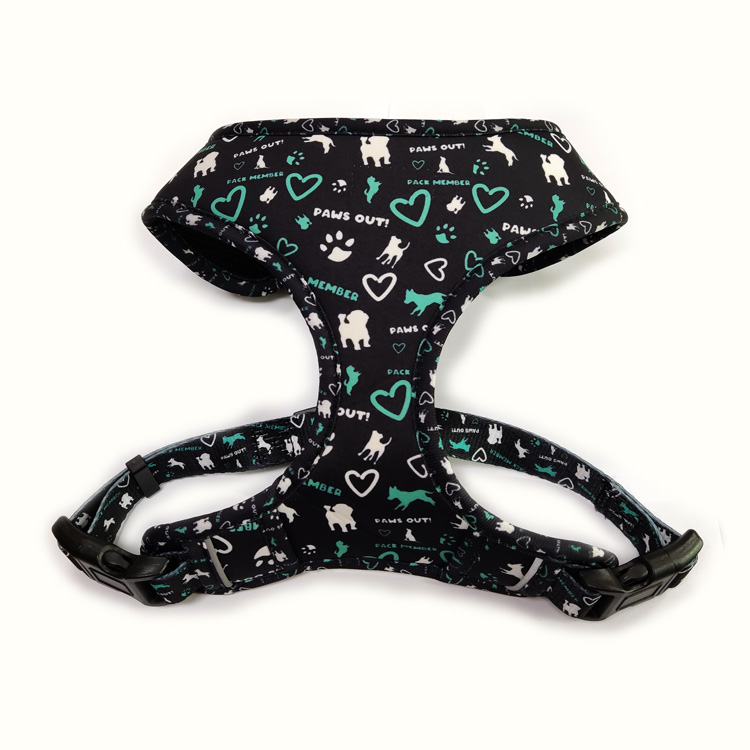 Soft padded highly reflecive Plain blank custom logo sublimation dog harness