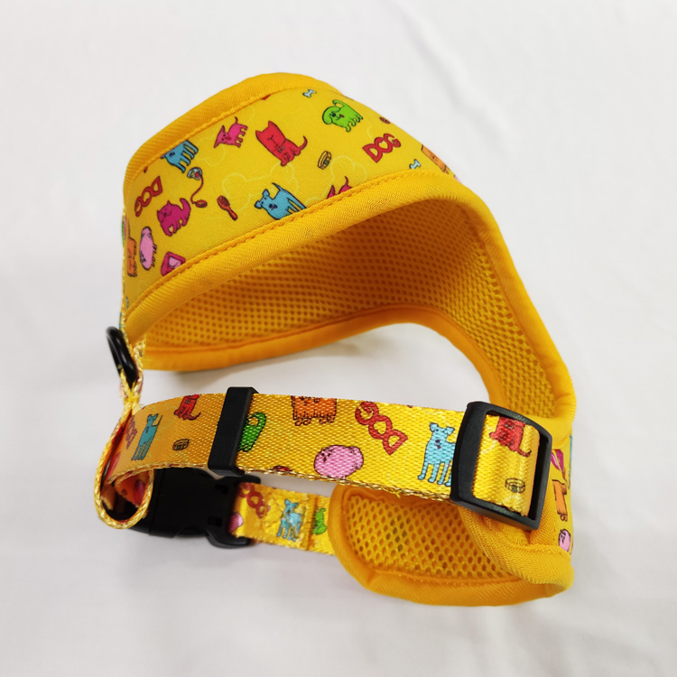 Small dog designer tactical chest padded harness