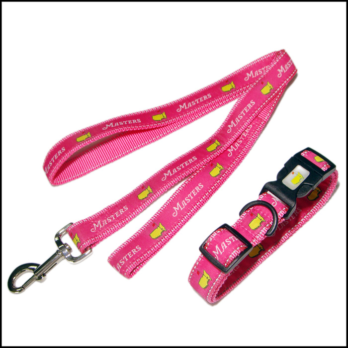 Webbing nylon satin dog leash material with premium nylon dog collar