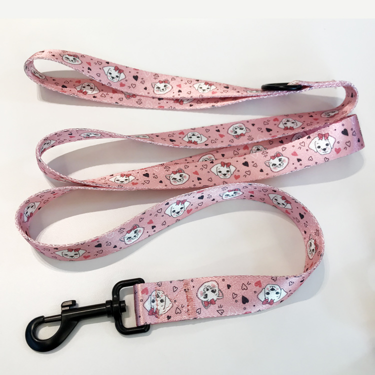 Cute Pet nylon leash collar dogs body neoprene padded belt