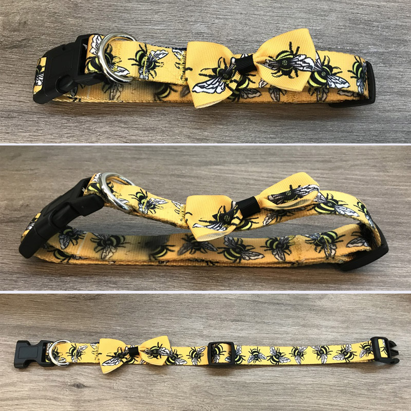 Luxury designer low price dog bow collar accessory bowtie for little puppy dog