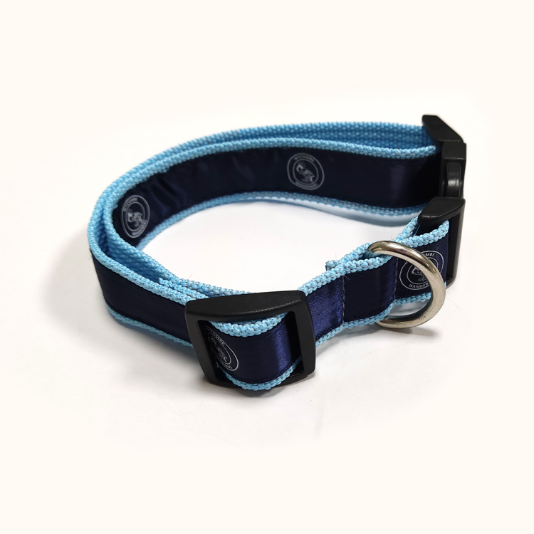 Wholesale fancy customised name brand logo simple XL soft pet supplies puppy dog paddes collars