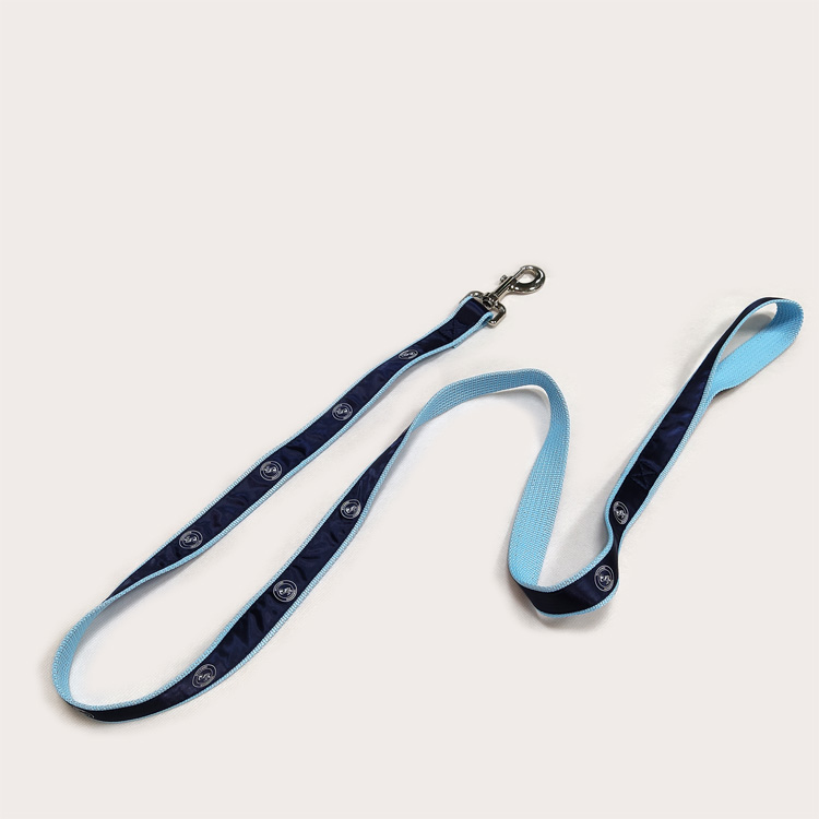 Wholesale fancy customised name brand logo simple L size soft pet supplies puppy dog paddes collars