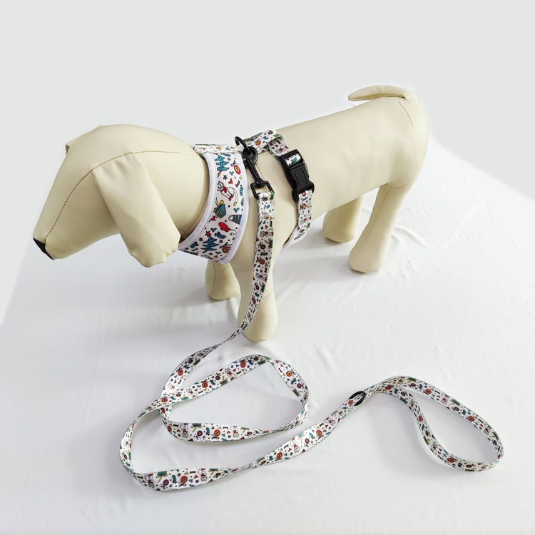 Cutomised no pull big adjustable dog harness set soft neoprene cutom vest