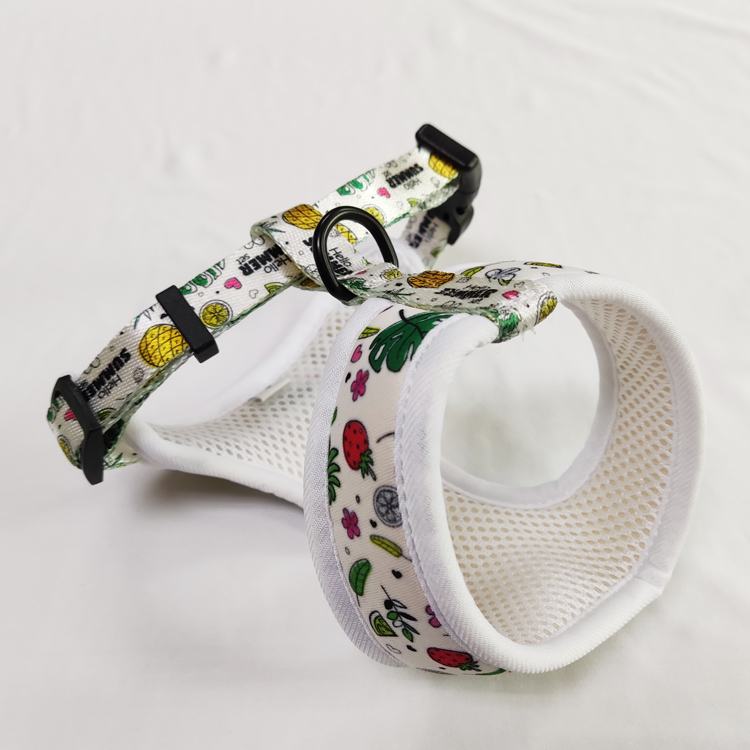 High quality cutom jean with tutu small puppy pet dog vest jacket harness and leash leads