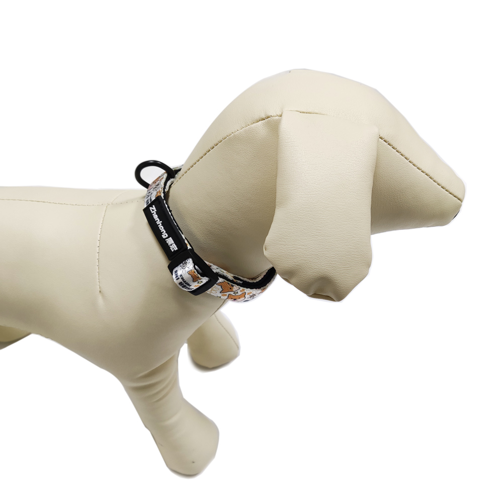  Design strong neoprene nylon rope adjustable webbing dog leash pet collars