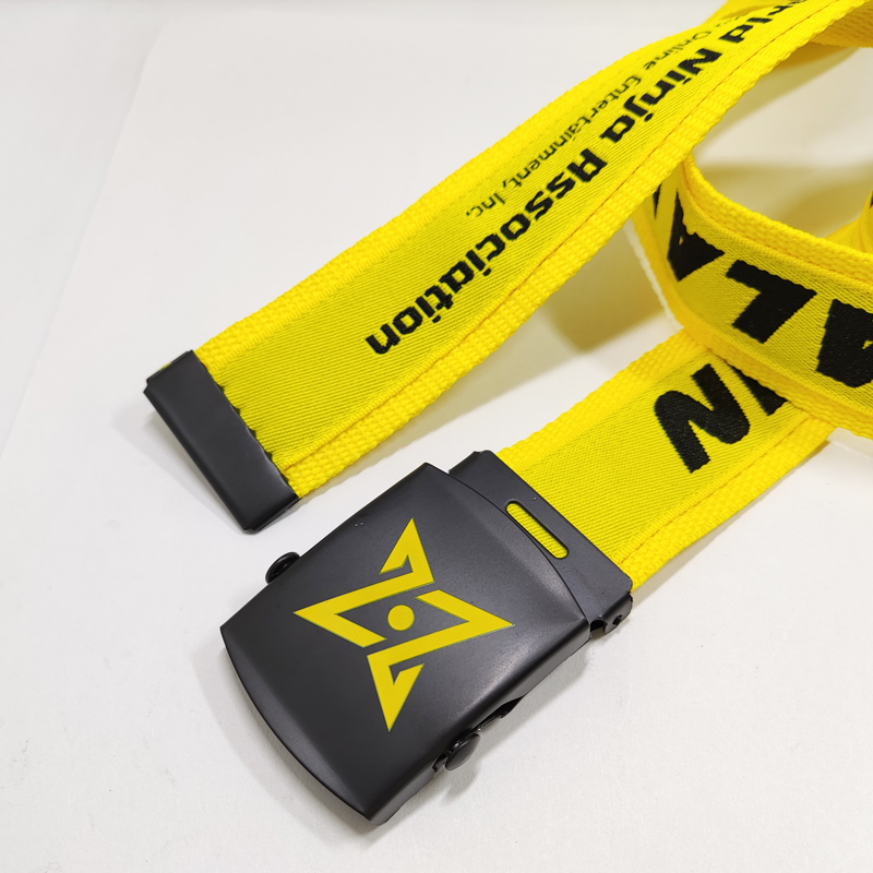 High quality luxury women waist kids polyester woven custom designer men belts buckle 