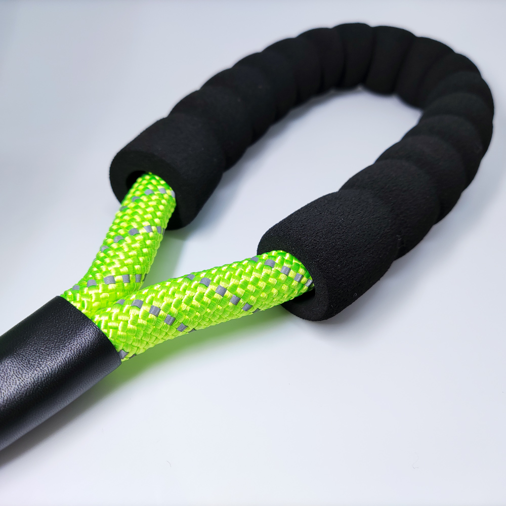 Highly strong reflective round nylon custom rope dog leashes strap