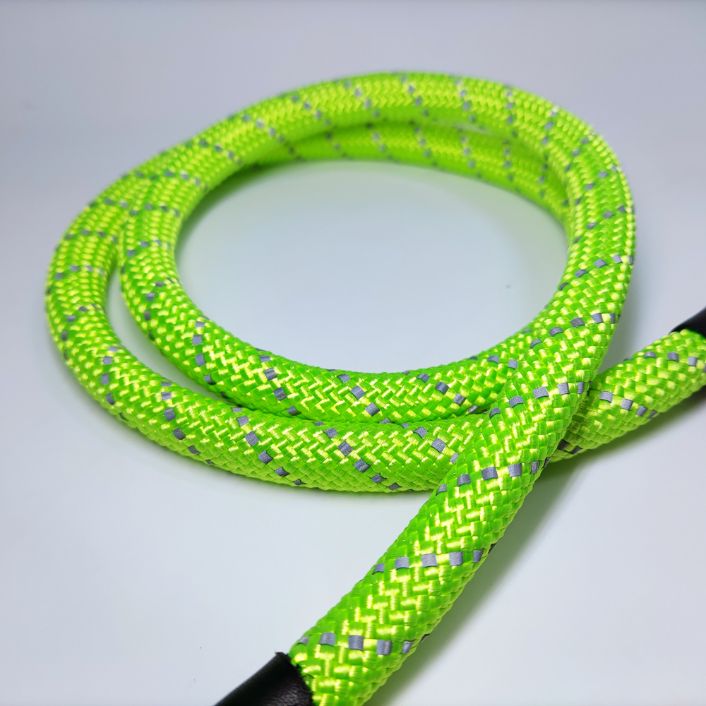Highly strong reflective round nylon custom rope dog leashes strap