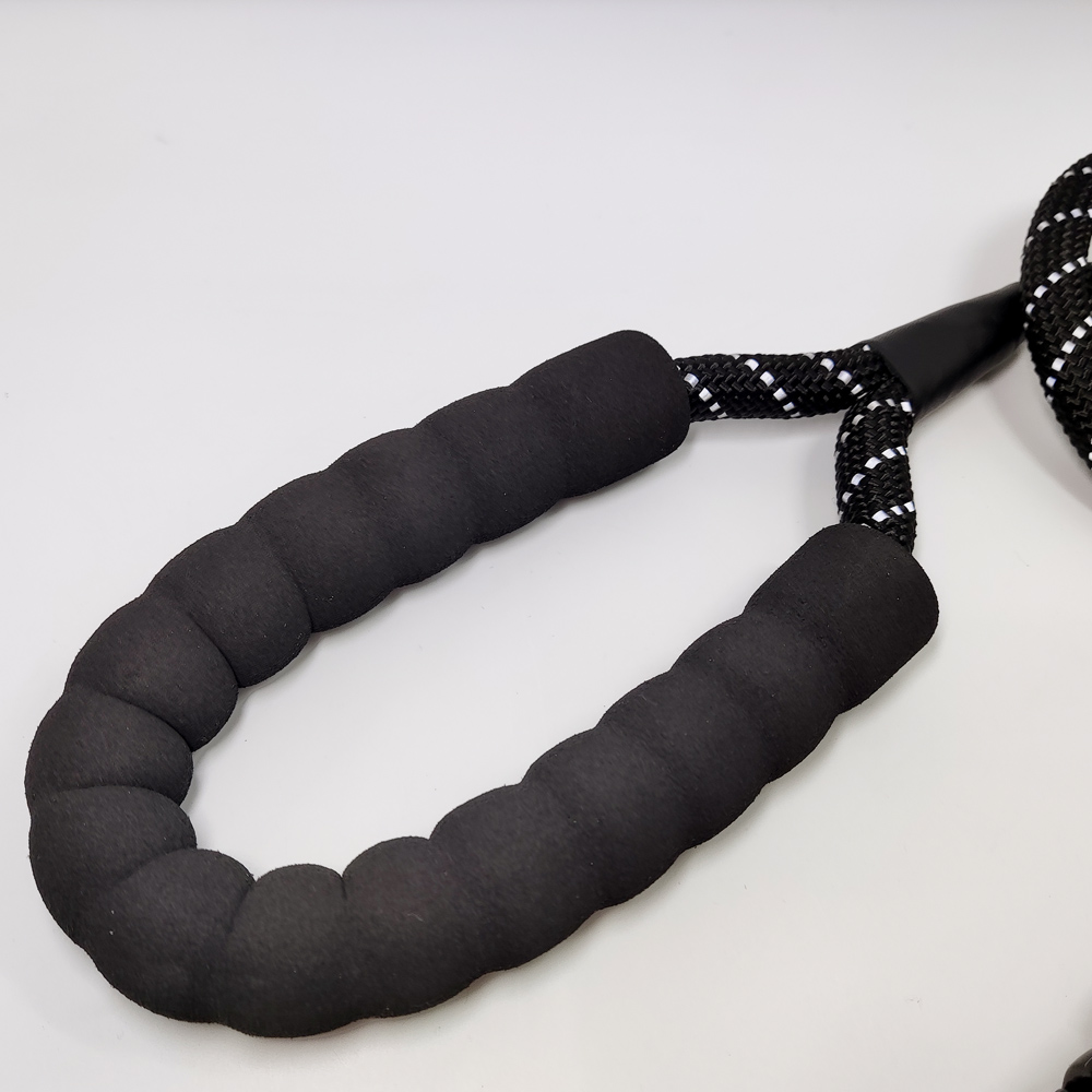 Fashion attractive design reflective nylon rope running dog leash for pets