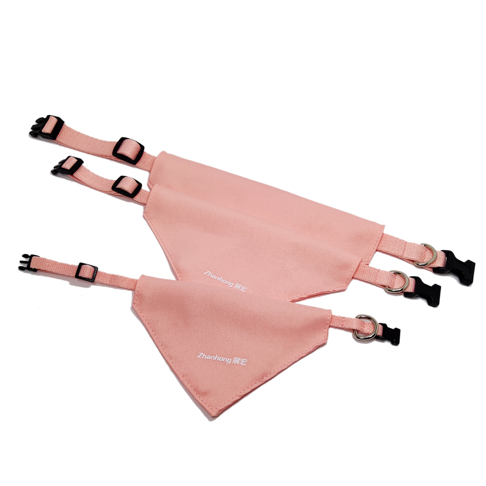 Pink vintage delicate appearance bandana dog collars scarf service
