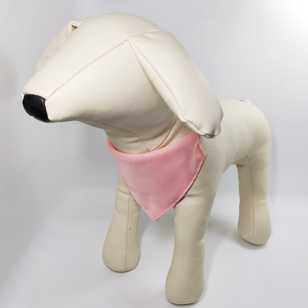 Pink vintage delicate appearance bandana dog collars scarf service