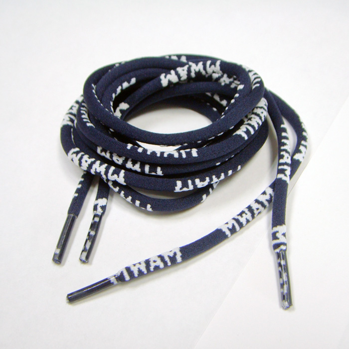 柔软舒适的微弹提花圆绳鞋带