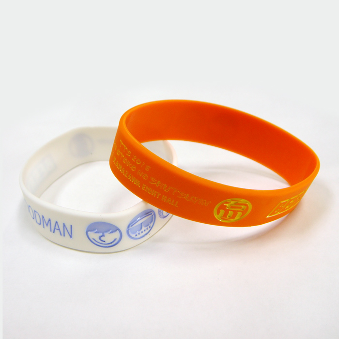 运动潮牌3D图案防水个性可定制硅胶运动腕带
