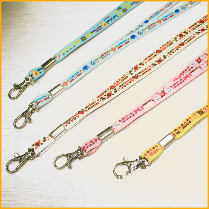 涤泷空心带窄带热转印图案可定制厂牌带证件带