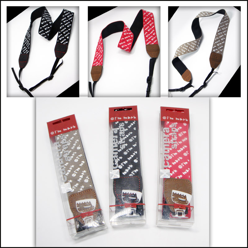 来样定制油墨印字车缝皮革相机带加宽单反相机挂绳