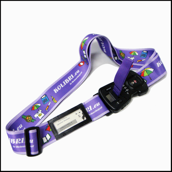 柔软加厚热转印带名片夹安全带密码可称重箱包带行李托运带