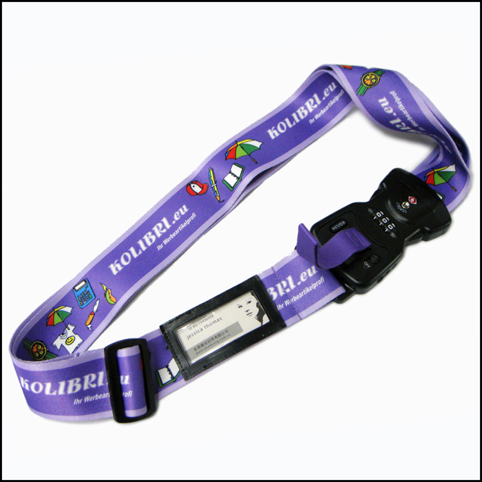 柔软加厚热转印带名片夹安全带密码可称重箱包带行李托运带