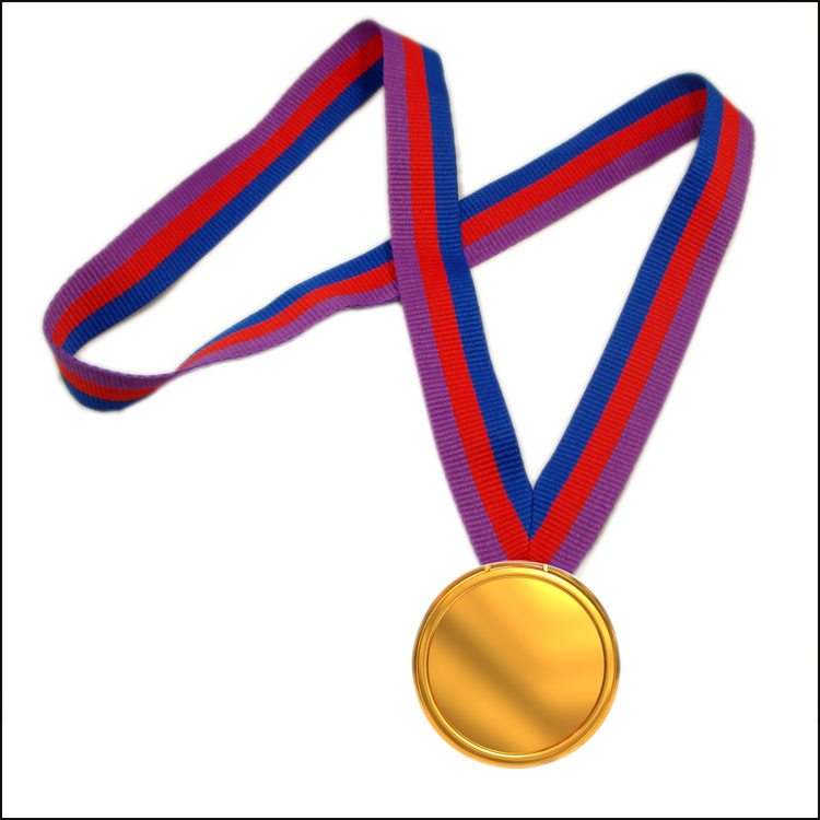 三色条纹奖牌带运动会马拉松间色奖牌奖带