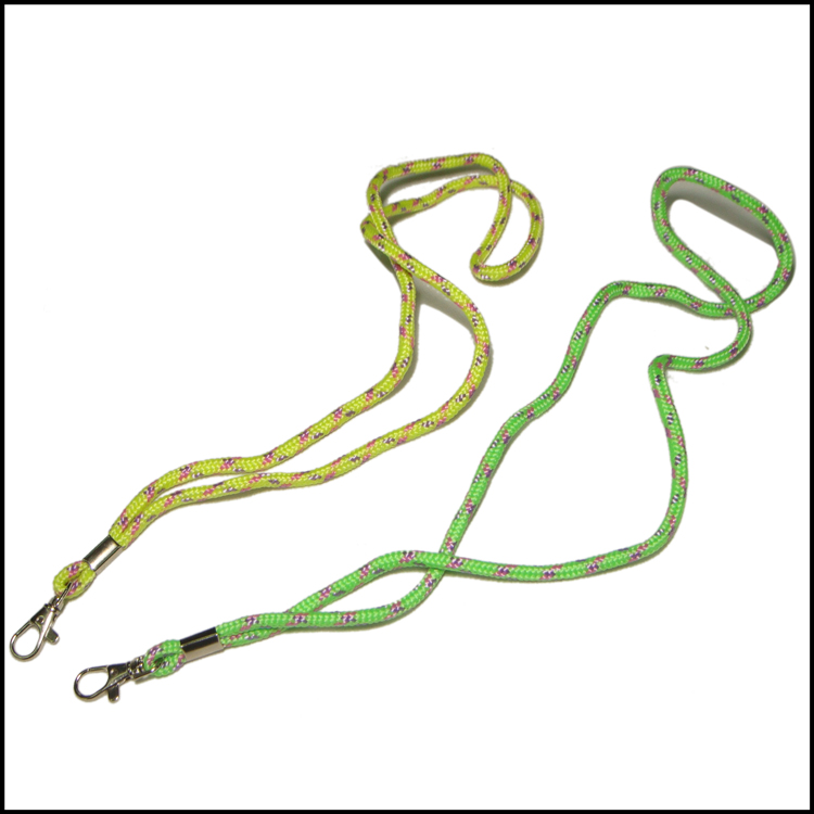 结实耐磨微弹PP纱编织包芯涤纶织带证件挂带厂牌吊绳手机锁匙挂绳