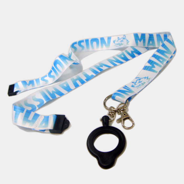 多功能便携式水壶扣证件套热转印挂绳