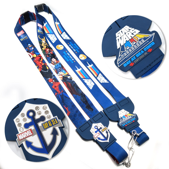 新款加宽硅胶热转印挂绳