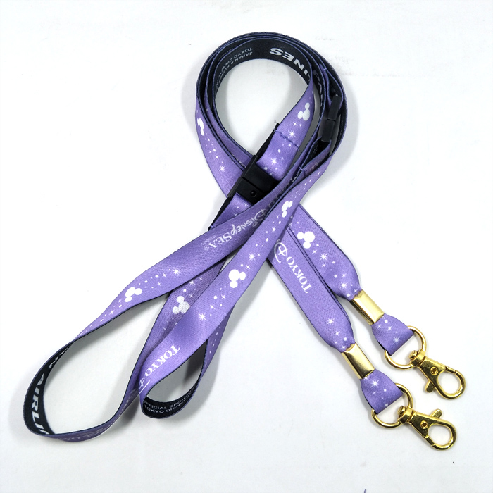 迪士尼金色挂扣加厚热转印涤纶织带