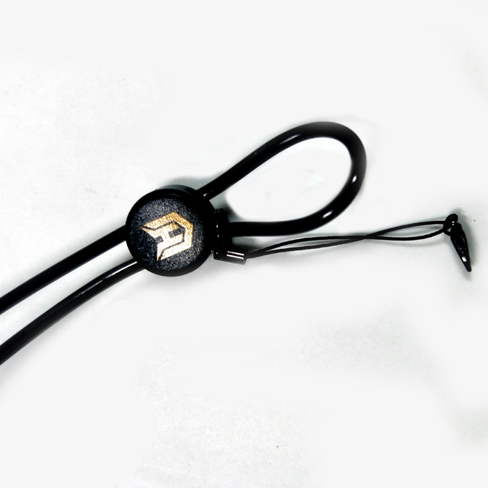 安全可调节环保硬胶管个性挂绳