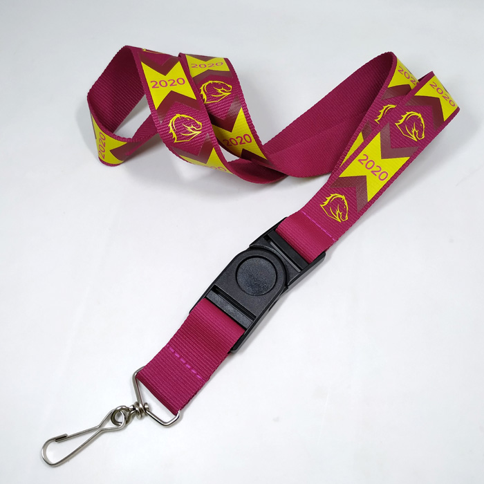 新款2020活动宣传赠品织带旋转插扣挂绳