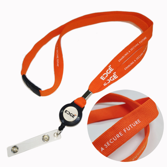 定制易拉扣印字双层空心柔软不起球不褪色针织挂带