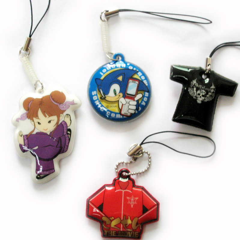 卡通手机屏幕清洁擦吊坠小挂绳耳机塞挂饰