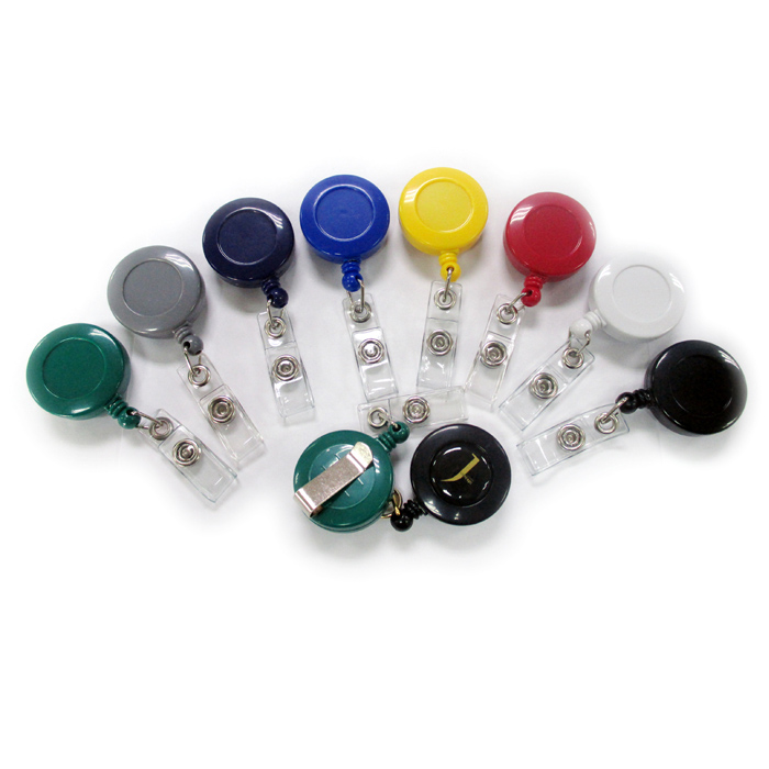 多色易拉扣伸缩扣胸卡门卡夹扣挂绳证件套拉线器