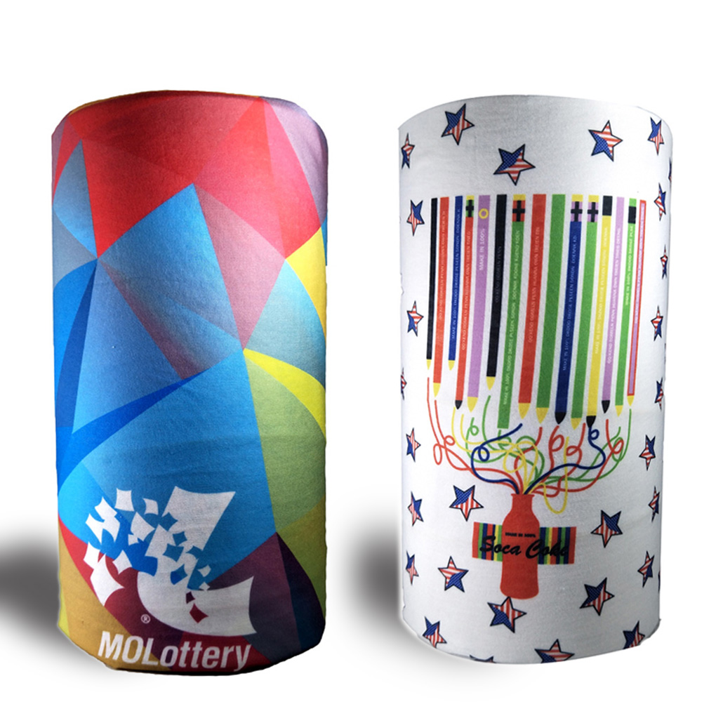 简约定制logo印刷头巾围脖