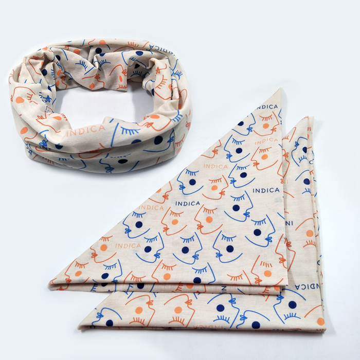 素雅亲肤百搭围脖头饰