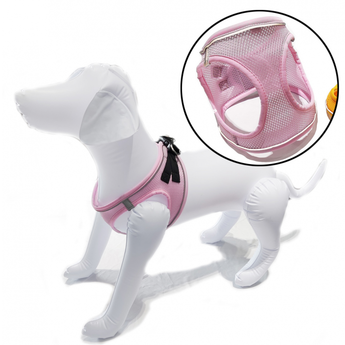 舒适透气定制反光边三明治网布胸背