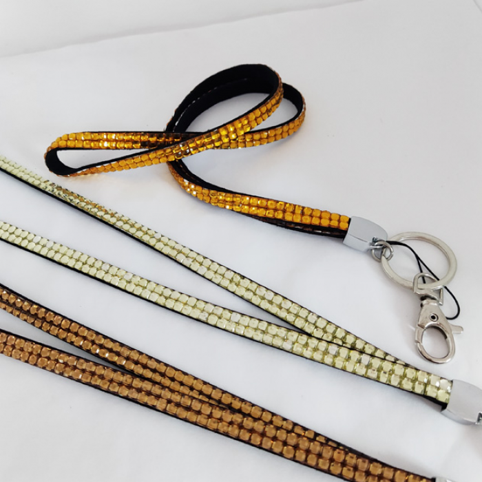 仿钻树脂闪闪发光时尚证件挂绳时尚配饰