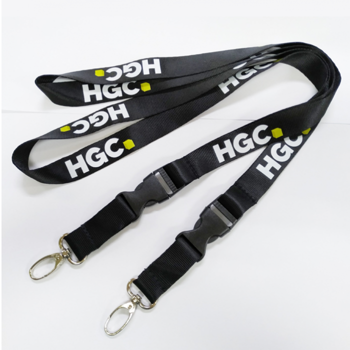 插扣两段式黑色高档顺滑尼龙带