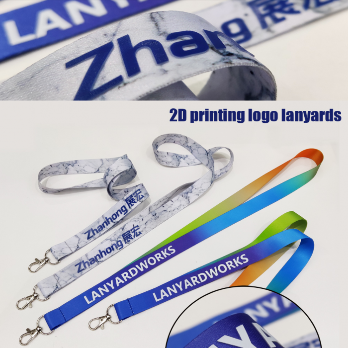 大理石纹路热转印2D立体油墨印刷证件挂带