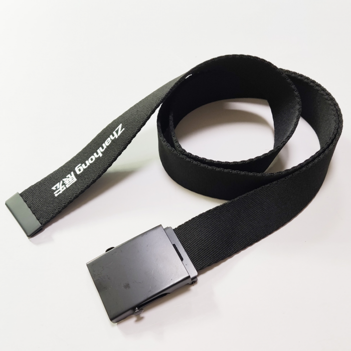 黑色涤棉黑色腰带扣客人定制图标服装装饰腰带
