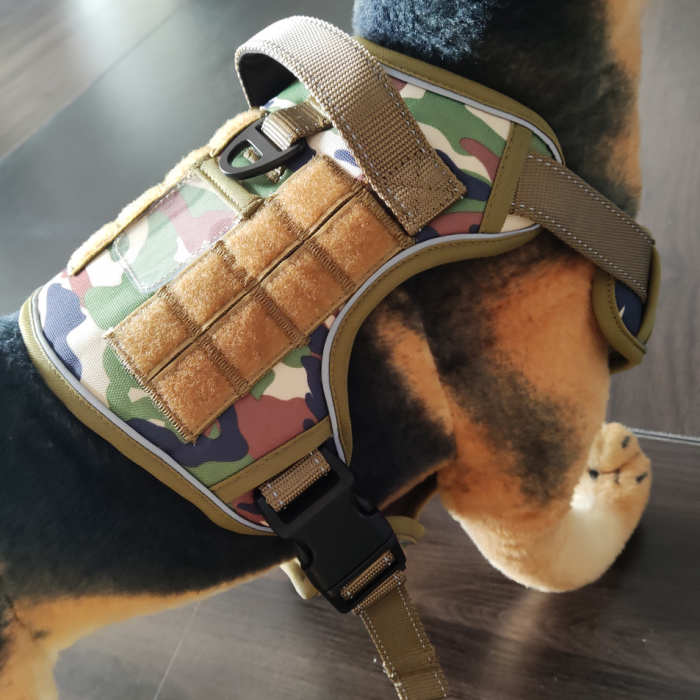 迷彩警犬训练胸背，外出遛狗防脱衣