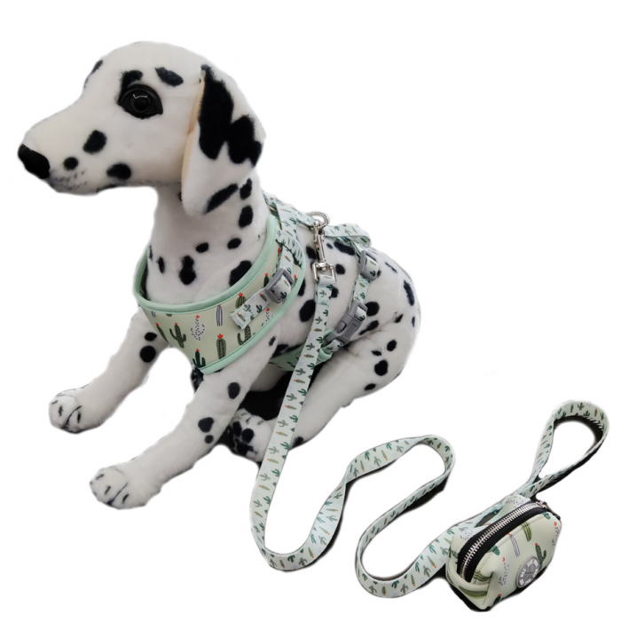 外出遛狗外套装拴狗绳套宠物胸背牵引带小包