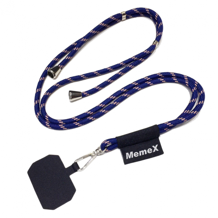 手机带魅力链交叉可调的涤纶颈部兼容挂饰手机绳其它挂带