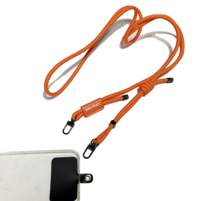 高品质的通用手机带可调颈带与手机贴片斜身手机挂绳