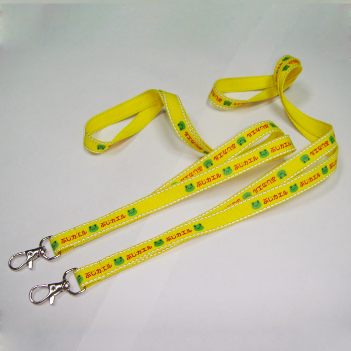 良質の安全なテカリのかわいいがらぞめチェストカードランヤード