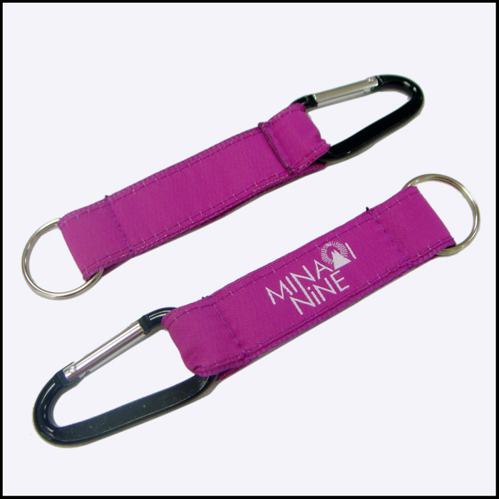 ジャカード织りネーム登山フックベルトマルチファンクションキー ロープ