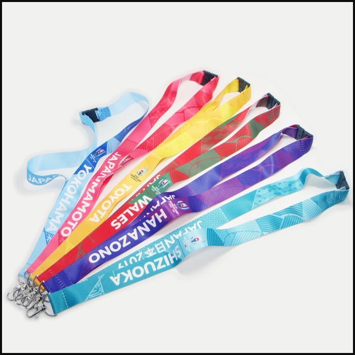 2019ラグビーワールドカップ宣伝贈り物の熱転写印刷ストラップ