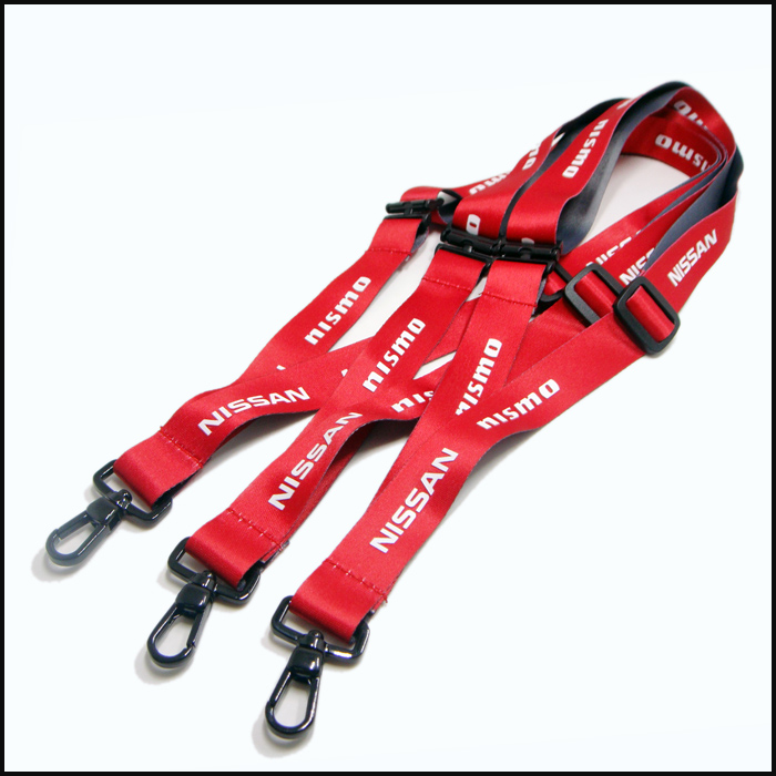 日産・NISMOブランド宣伝カードランヤード3Dロゴ高級のチェストカードランヤード