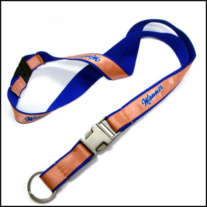 金属アクセサリ高級织りネームカードランヤード