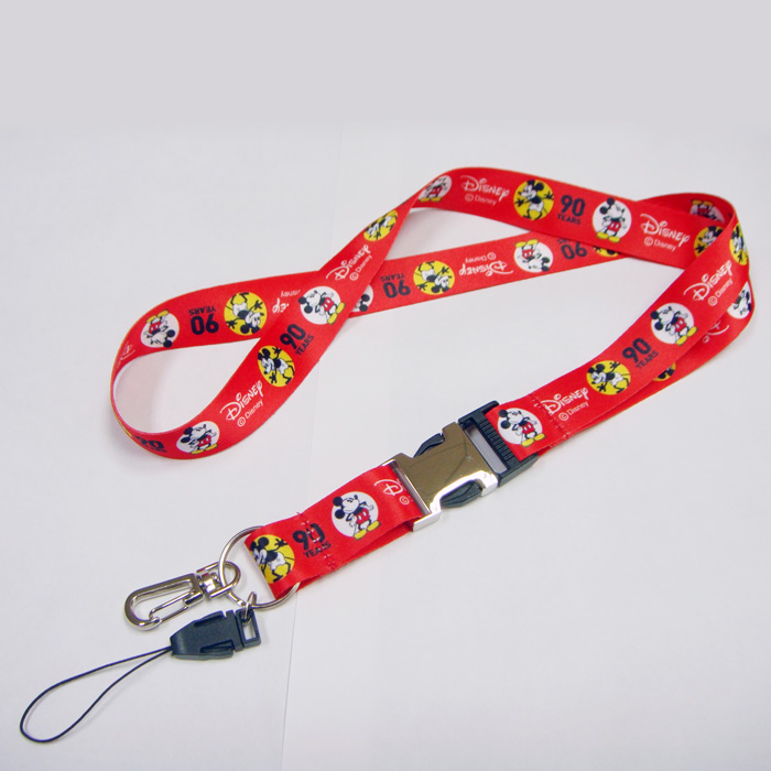 Disneyミッキー90周年宣伝贈り物の贈答品のカードランヤード